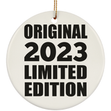 1st Birthday Original 2023 Limited Edition - Circle Ornament