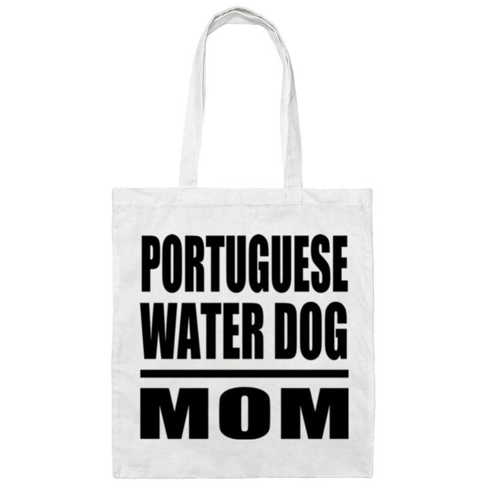 Portuguese Water Dog Mom - Tote Bag White