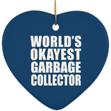 World's Okayest Garbage Collector - Heart Ornament