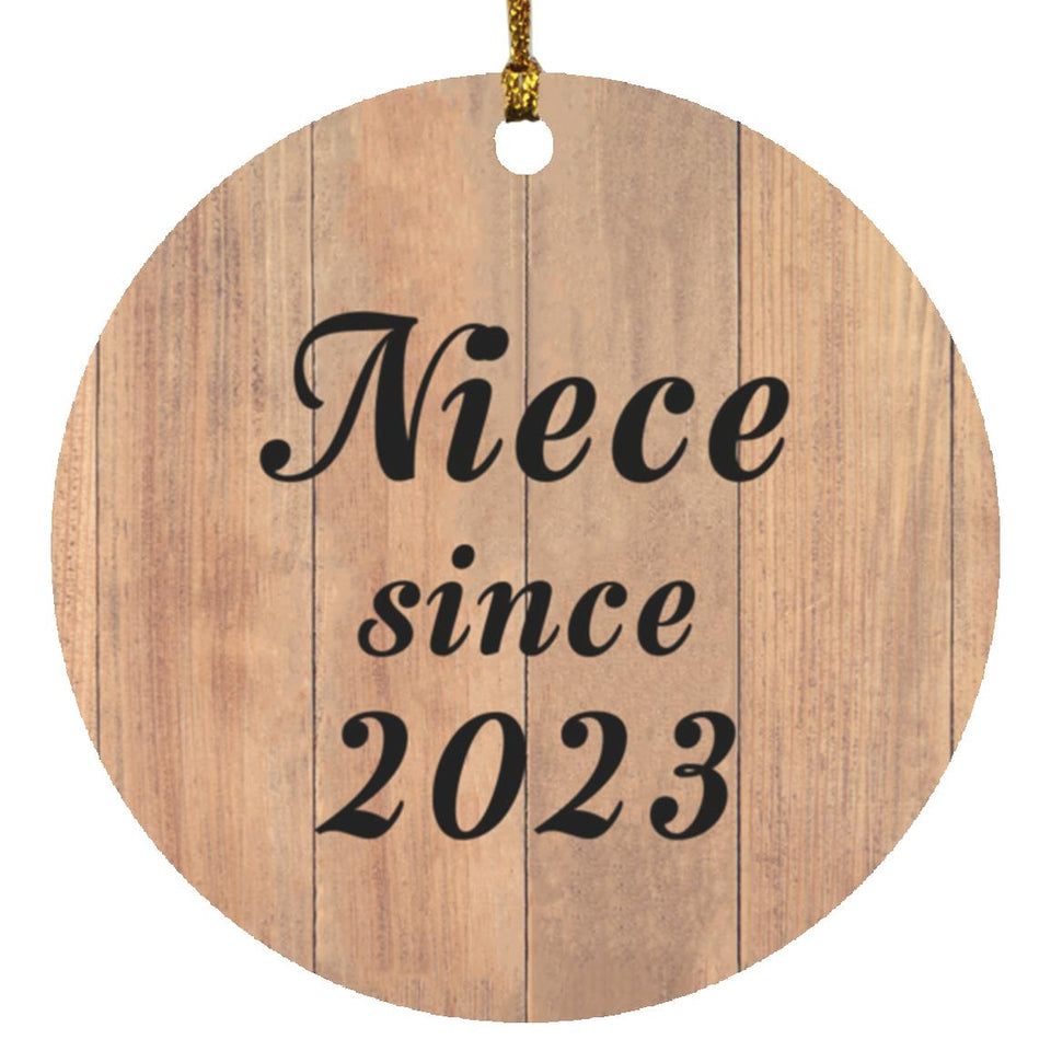 Niece Since 2023 - Circle Ornament C