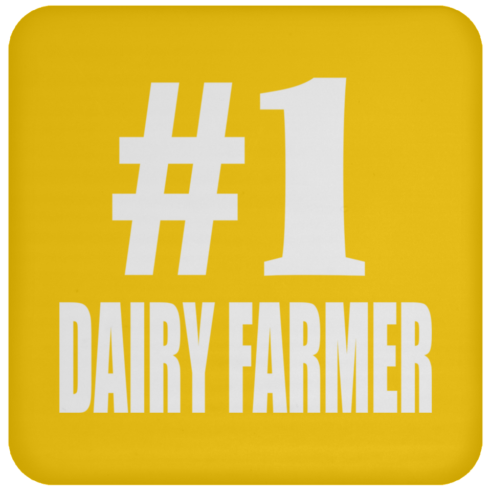 Number One #1 Dairy Farmer - Drink Coaster