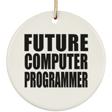 Future Computer Programmer - Circle Ornament