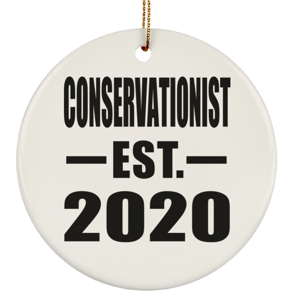 Conservationist Established EST. 2020 - Circle Ornament