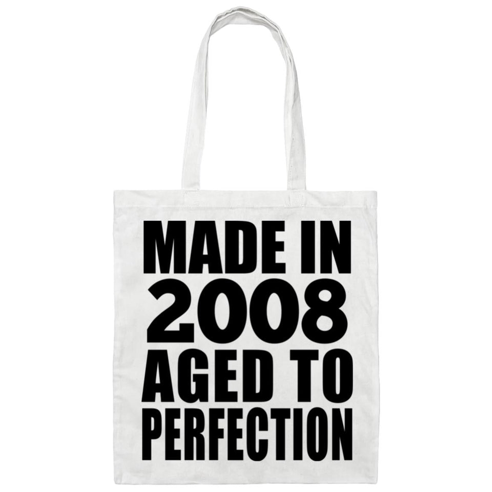 16th Birthday Made In 2008 Aged to Perfection - Tote Bag White