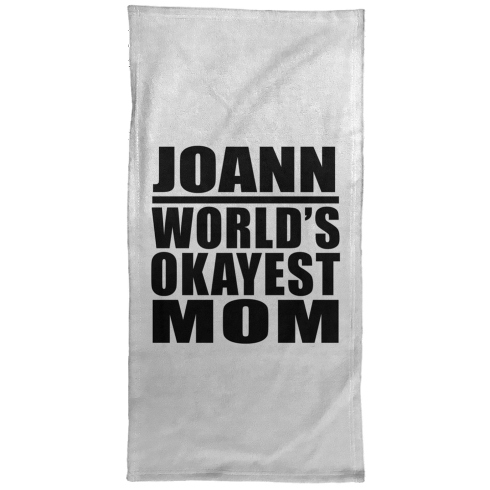 Joann World's Okayest Mom - Hand Towel
