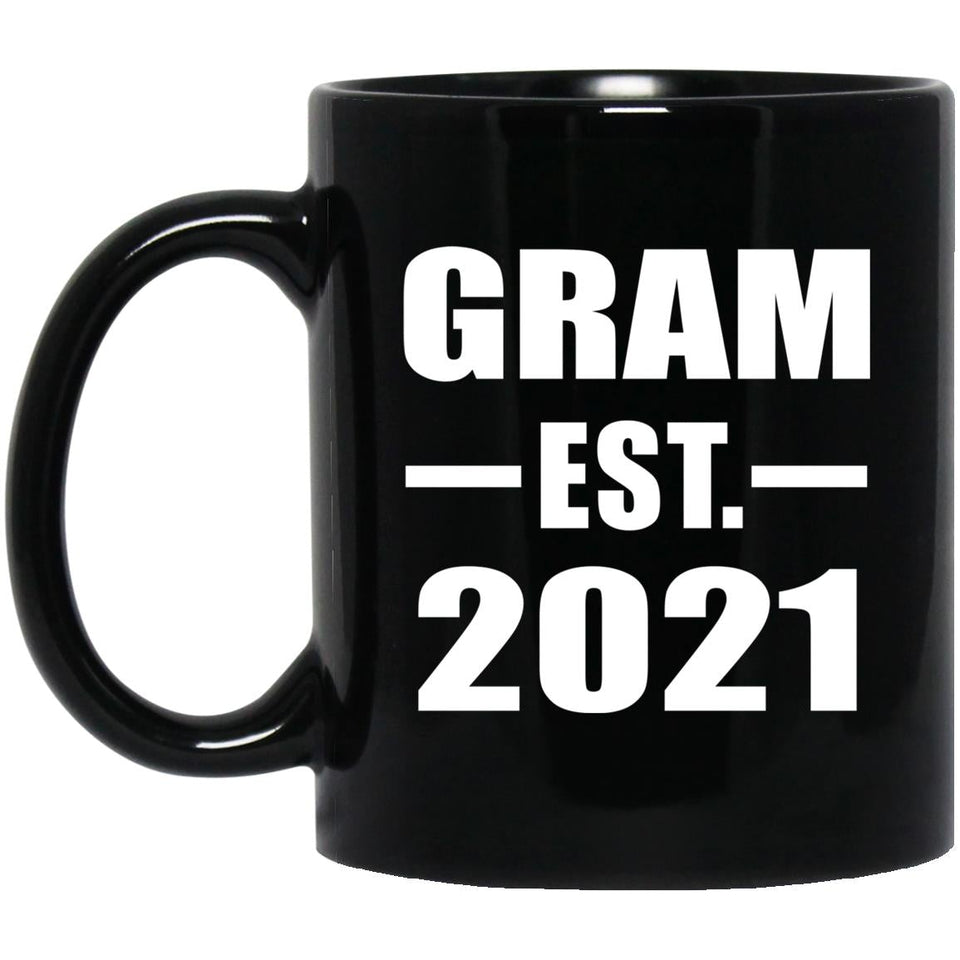 Gram Established EST. 2021 - 11oz Coffee Mug Black