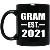 Gram Established EST. 2021 - 11oz Coffee Mug Black