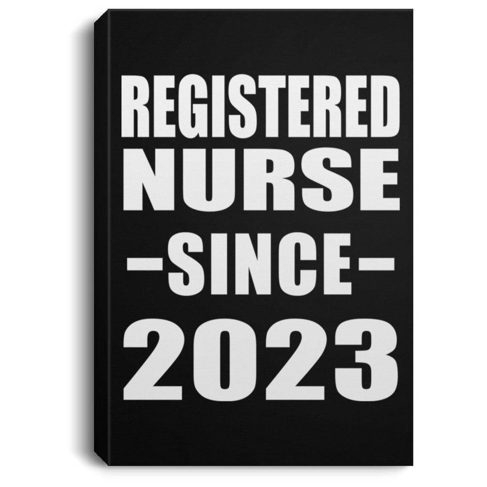 Registered Nurse Since 2023 - Canvas Portrait