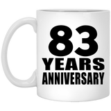 83rd Anniversary 83 Years - 11 Oz Coffee Mug