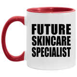 Future Skincare Specialist - 11oz Accent Mug Red