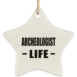 Archeologist Life - Star Ornament