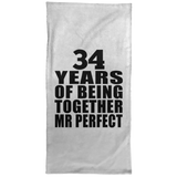 34th Anniversary 34 Years Of Being Mr Perfect - Hand Towel