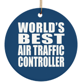 World's Best Air Traffic Controller - Circle Ornament