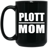 Plott Mom - 15oz Coffee Mug Black