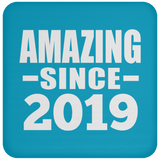 5th Birthday Amazing Since 2019 - Drink Coaster