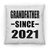 Grandfather Since 2021 - Throw Pillow