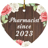 Pharmacist Since 2023 - Heart Ornament A