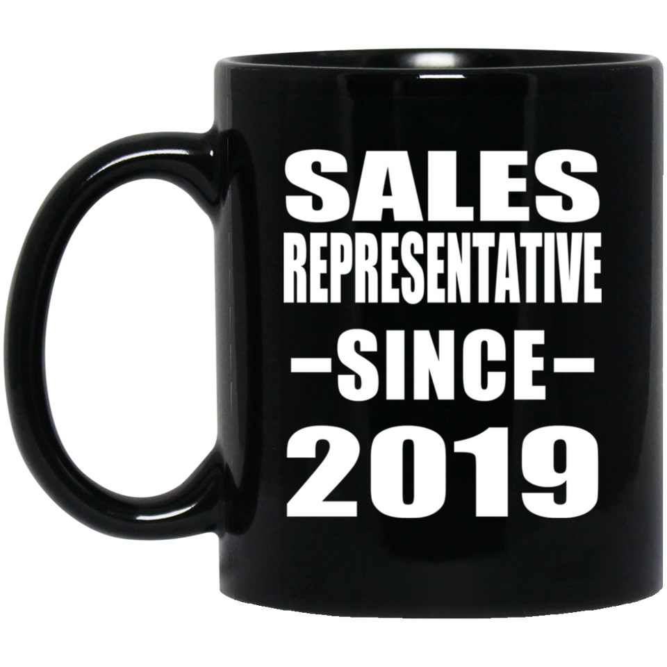 Sales Representative Since 2019 - 11oz Coffee Mug Black