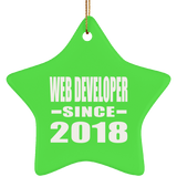 Web Developer Since 2018 - Star Ornament