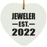 Jeweler Established EST. 2022 - Heart Ornament