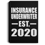 Insurance Underwriter Established EST. 2020 - Canvas Portrait