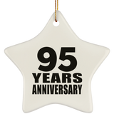 95th Anniversary 95 Years - Star Ornament