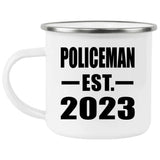 Policeman Established EST. 2023 - 12oz Camping Mug