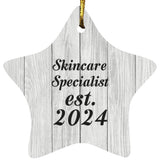 Skincare Specialist Established Est. 2024 - Star Ornament F