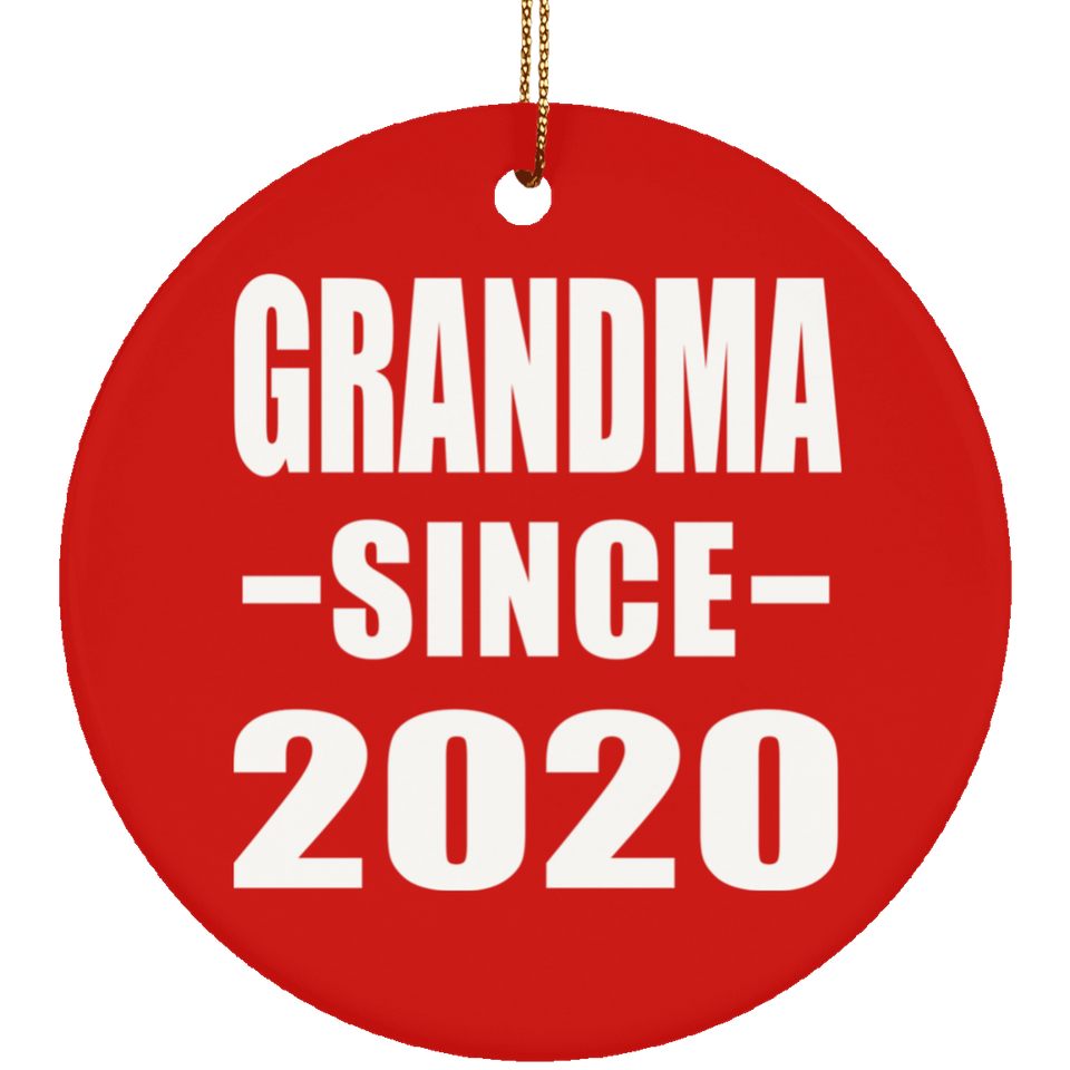 Grandma Since 2020 - Circle Ornament