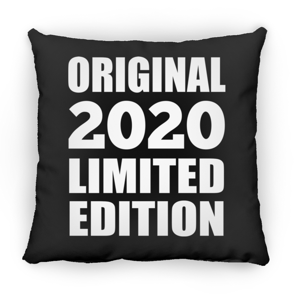 4th Birthday Original 2020 Limited Edition - Throw Pillow Black