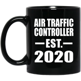 Air Traffic Controller Established EST. 2020 - 11oz Coffee Mug Black