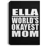 Ella World's Okayest Mom - Canvas Portrait