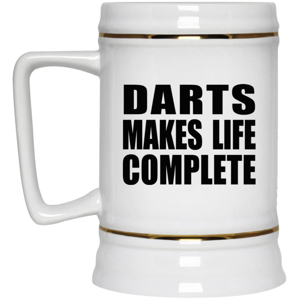 Darts Makes Life Complete - Beer Stein