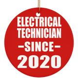 Electrical Technician Since 2020 - Circle Ornament