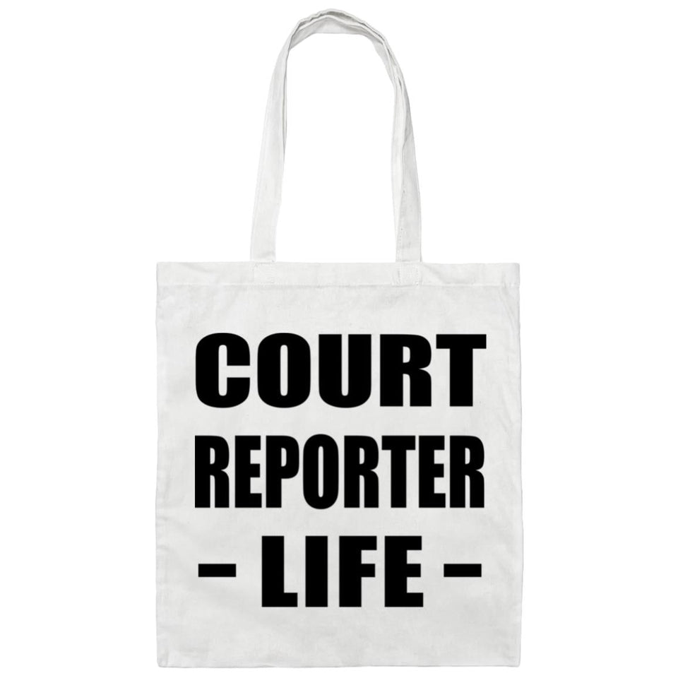 Court Reporter Life - Tote Bag White
