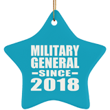 Military General Since 2018 - Star Ornament