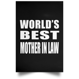 World's Best Mother In Law - Poster Portrait