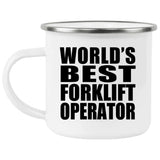 World's Best Forklift Operator - 12oz Camping Mug