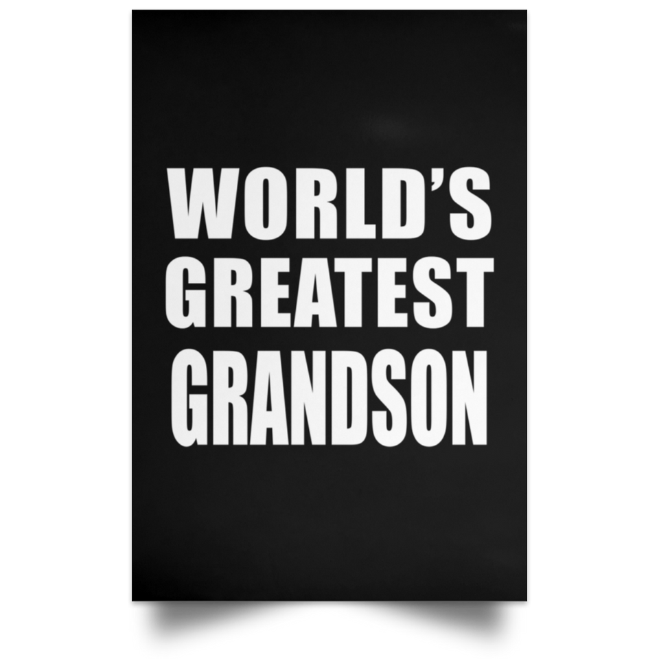 World's Greatest Grandson - Poster Portrait