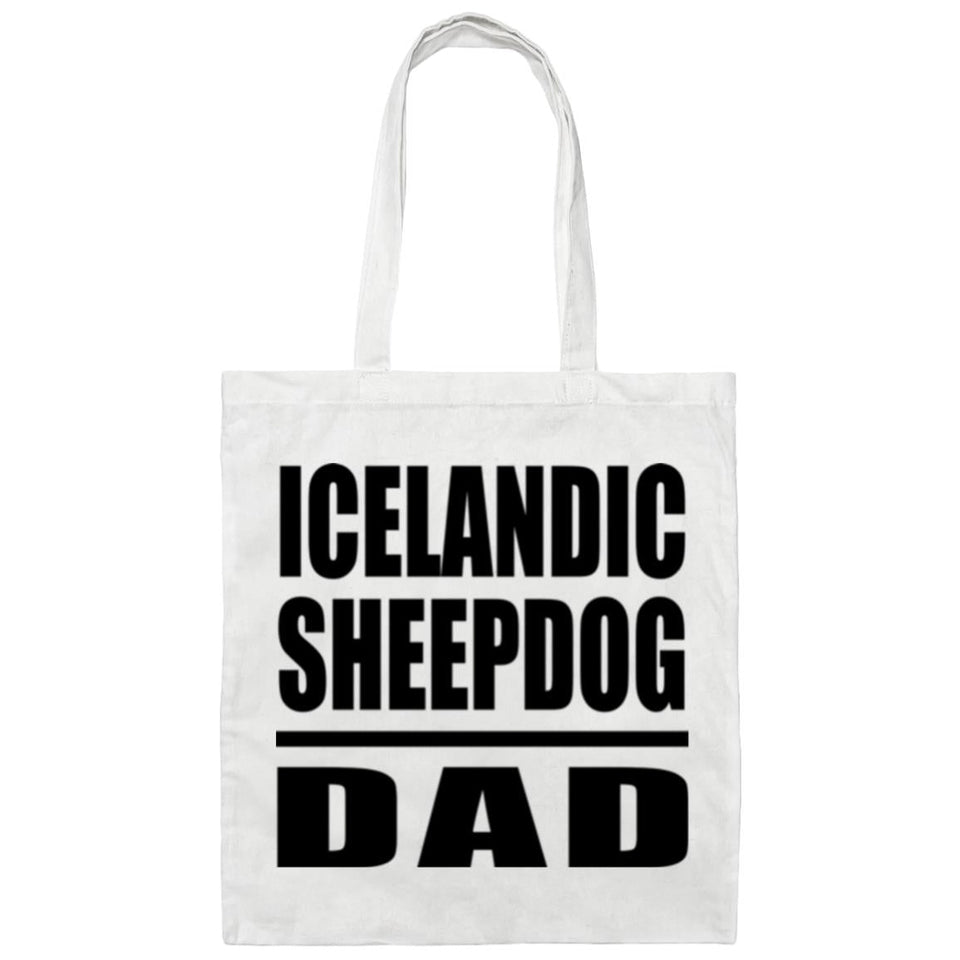 Icelandic Sheepdog Dad - Tote Bag White