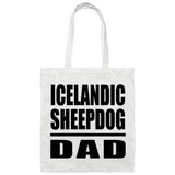 Icelandic Sheepdog Dad - Tote Bag White