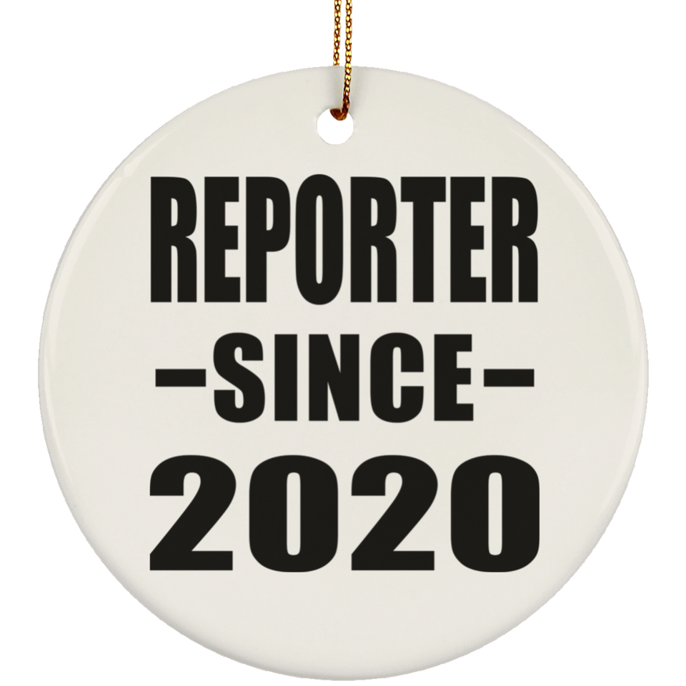 Reporter Since 2020 - Circle Ornament