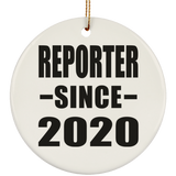 Reporter Since 2020 - Circle Ornament