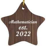 Mathematician Established Est. 2022 - Star Ornament D