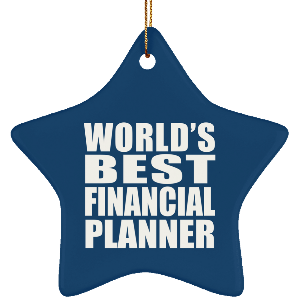 World's Best Financial Planner - Star Ornament