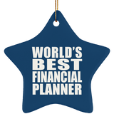 World's Best Financial Planner - Star Ornament