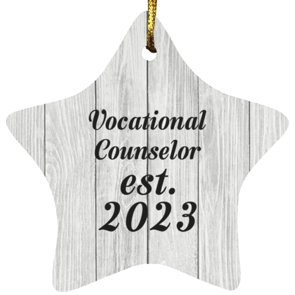 Vocational Counselor Established Est. 2023 - Star Ornament F