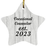 Vocational Counselor Established Est. 2023 - Star Ornament F