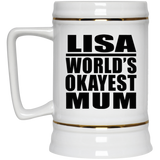 Lisa World's Okayest Mum - Beer Stein