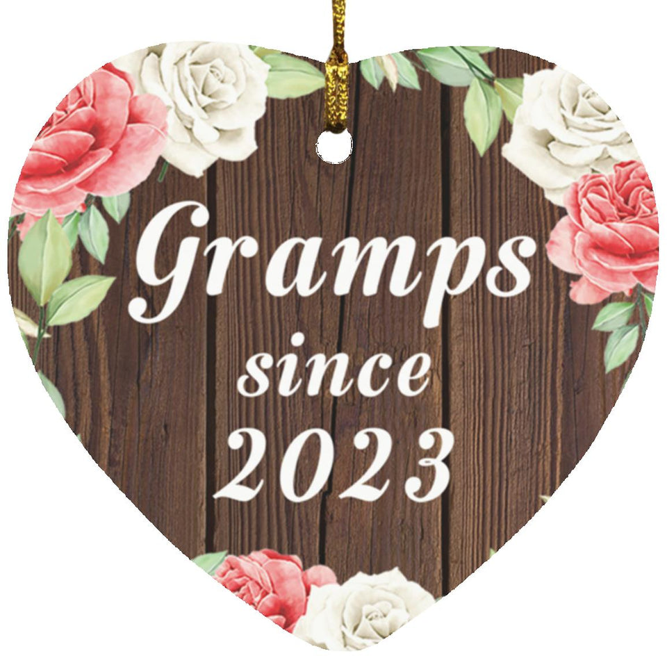 Gramps Since 2023 - Heart Ornament A